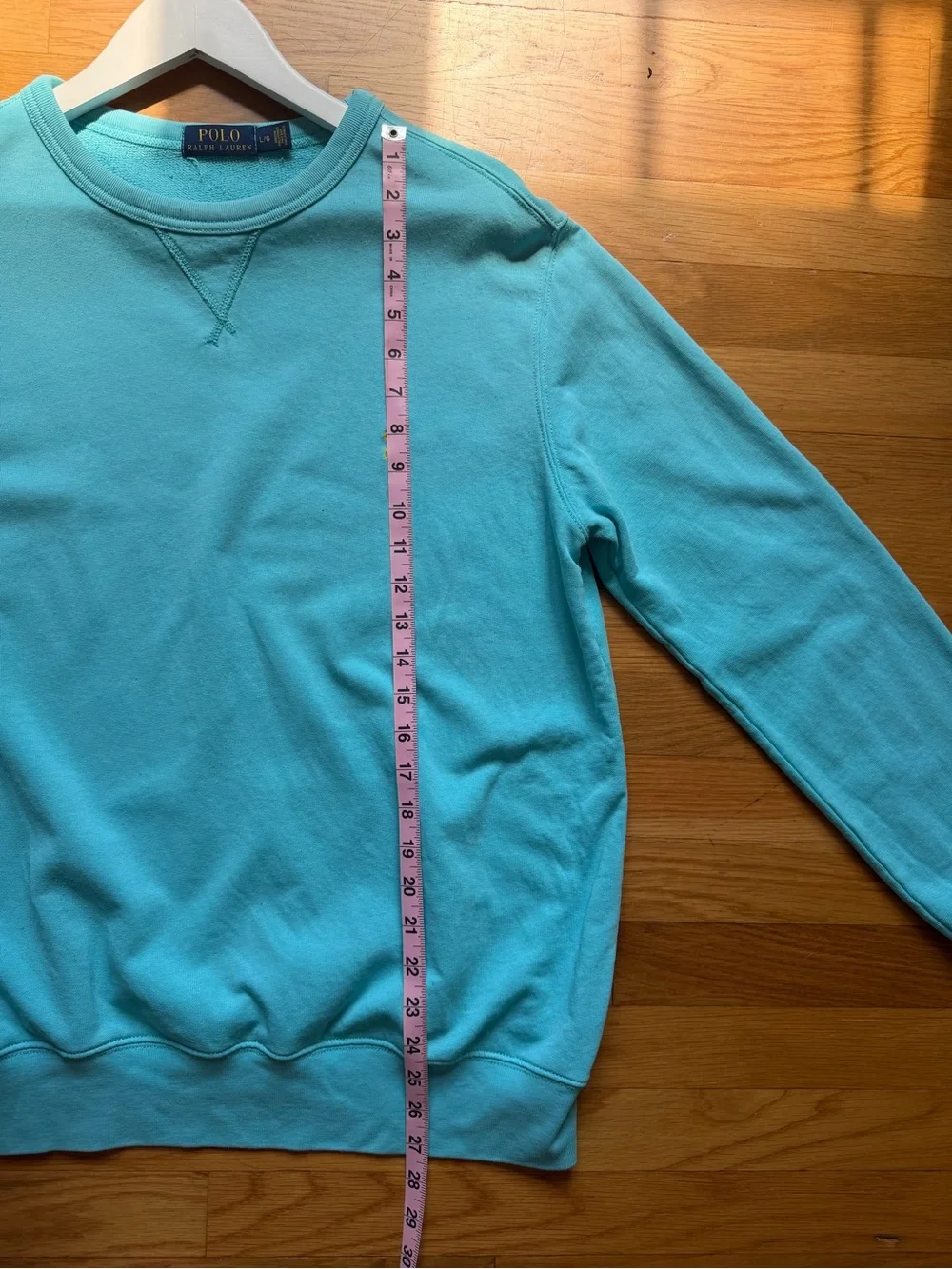 Polo Ralph Lauren Men’s Crewneck Sweatshirt Blue Fleece Pullover